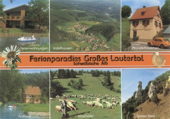 Postkarte Grosses Lautertal